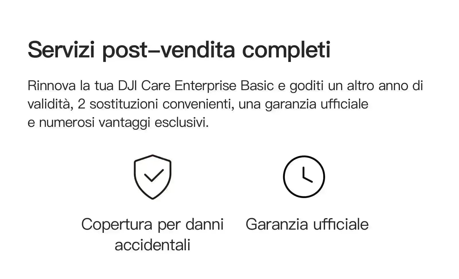 DJI Care Enterprise Basic rinnovata (Mavic 3E) - 3Digital | Droni e Stampanti 3D