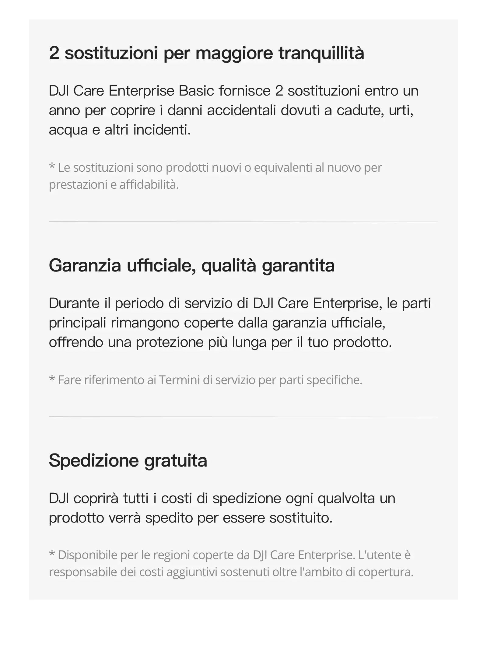 DJI Care Enterprise Basic rinnovata (M350 RTK) - 3Digital | Droni e Stampanti 3D