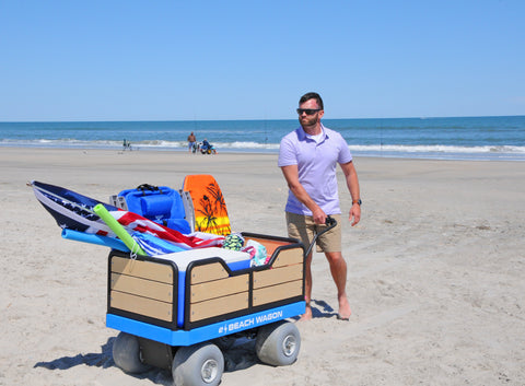 e-Beach Wagon can carry over 300 pounds of gear