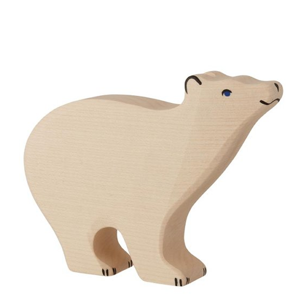 Bajo Wooden Polar Bear