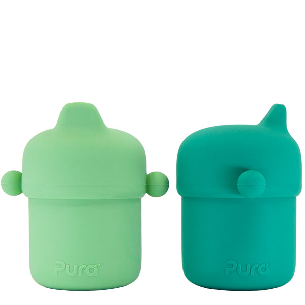 Pura Stainless Kiki 11oz Sippy Bottle - Moss