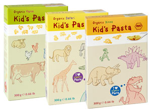Animal shape pasta for babies and kids