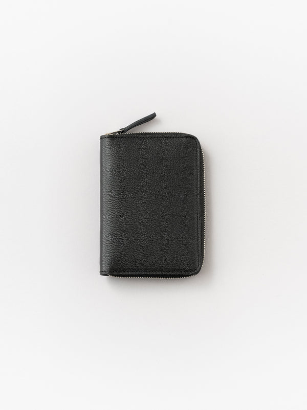 アーツアンドサイエンス soft halffold wallet Black-