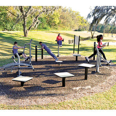 Outdoor fitness equipment packages