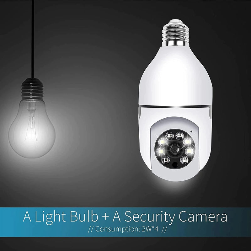 ptz light bulb camera