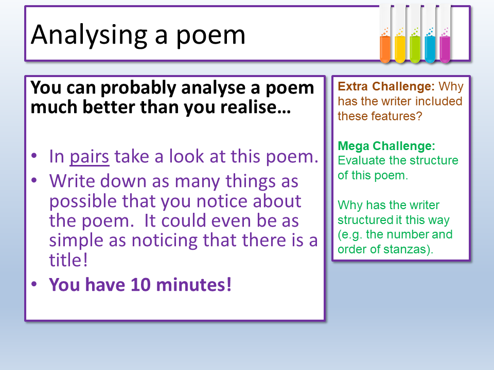 evaluating poetry