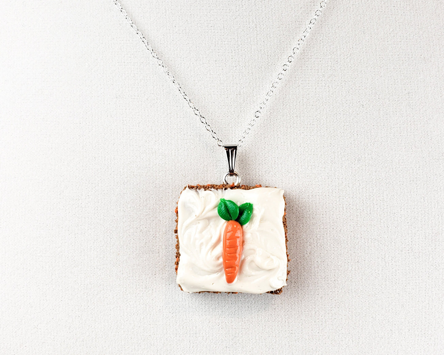 Carrot Cake Necklace
