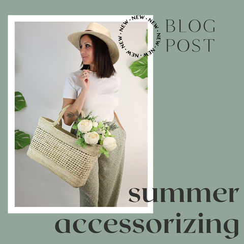 Accessories for summer, summer style, accessorizing, stylish, chic, fashion, women's clothing, shop small, female, modern, attire, outfit, new arrivals, online shopping, how to dress, put together look, ootd, work, weekend, day to night, travel, vacation, wedding guest, plus size, midsize, curvy 