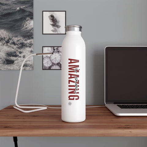 I Am Amazing stainless steel water bottle