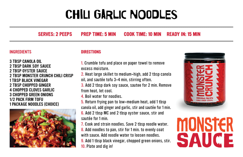 Chili Garlic Noodles