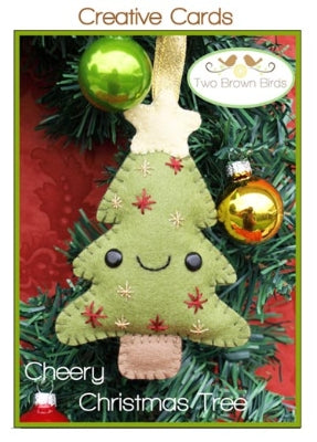 211002 Cheery Christmas Tree Pattern by Two Brown Birds Creative Card