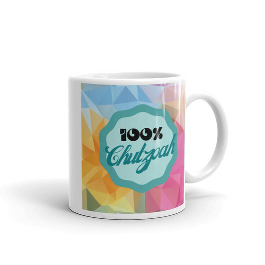 Retro Graphic Chutzpah Mug – Candleschtick