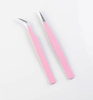 Pink Tweezers Set