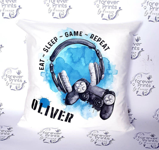 Gamer pillow, gamer cushion, playstation cushion, Gamer legend