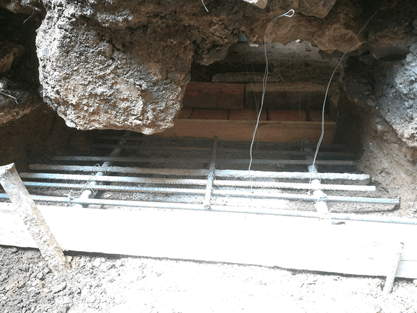 Passage for sewer pipe 04