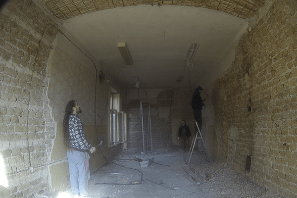 Removal of old plaster 05