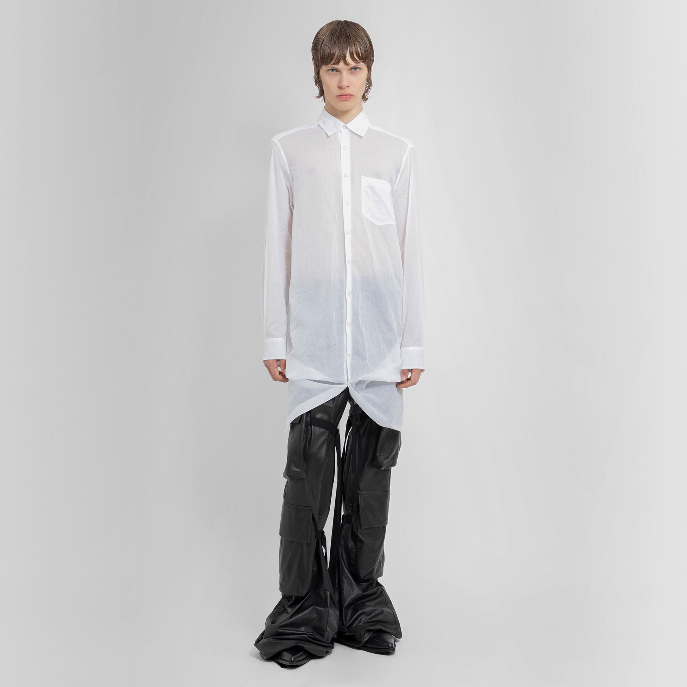 ANN DEMEULEMEESTER MAN WHITE SHIRTS