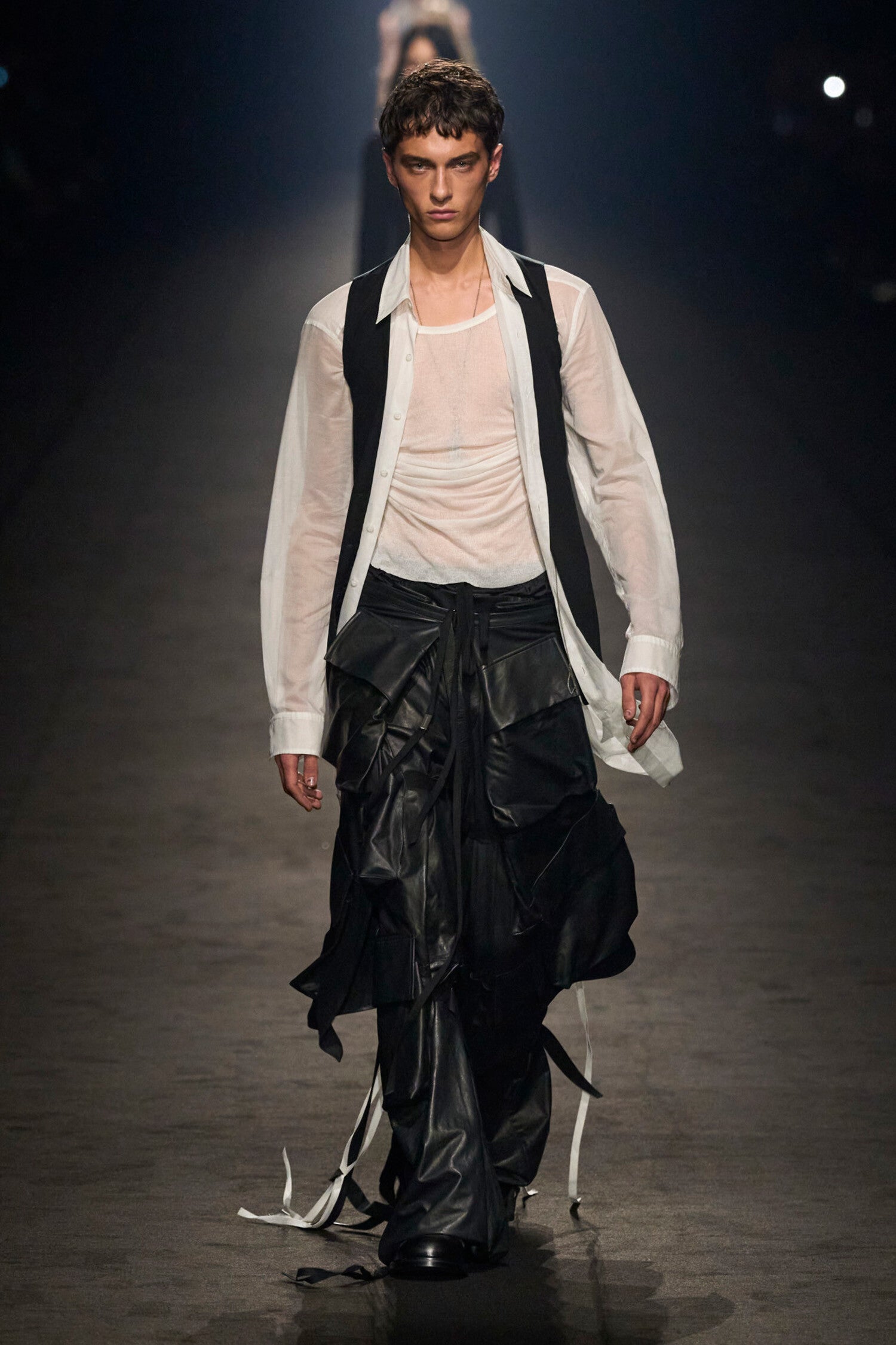 ANN DEMEULEMEESTER MAN WHITE SHIRTS