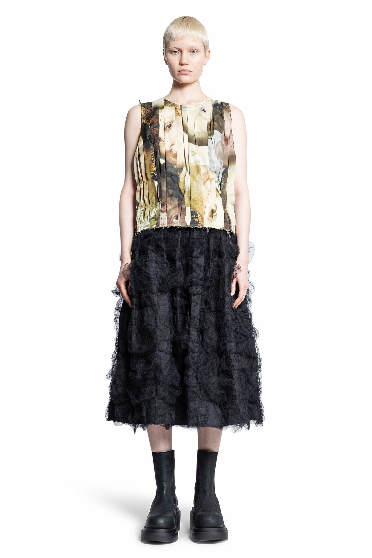 COMME DES GARCONS WOMAN BLACK SKIRTS