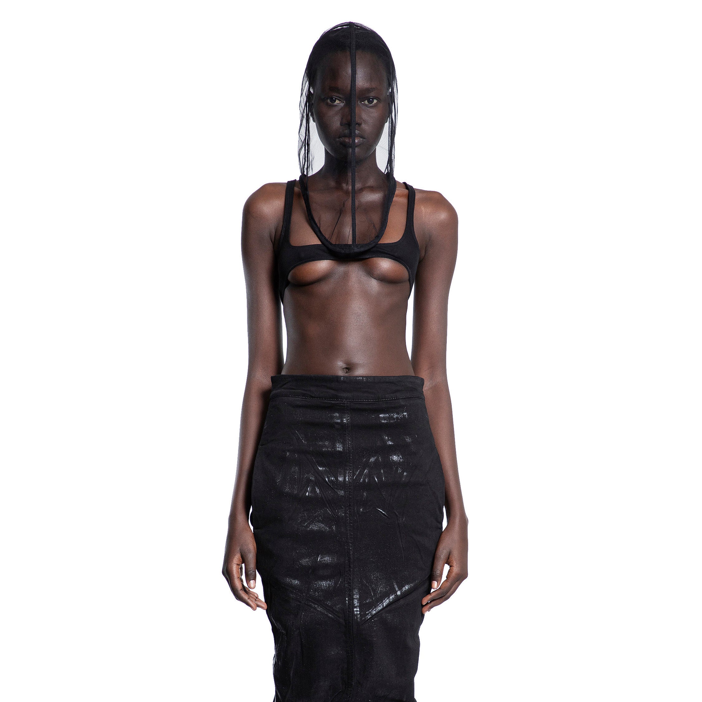 RICK OWENS WOMAN BLACK TOPS