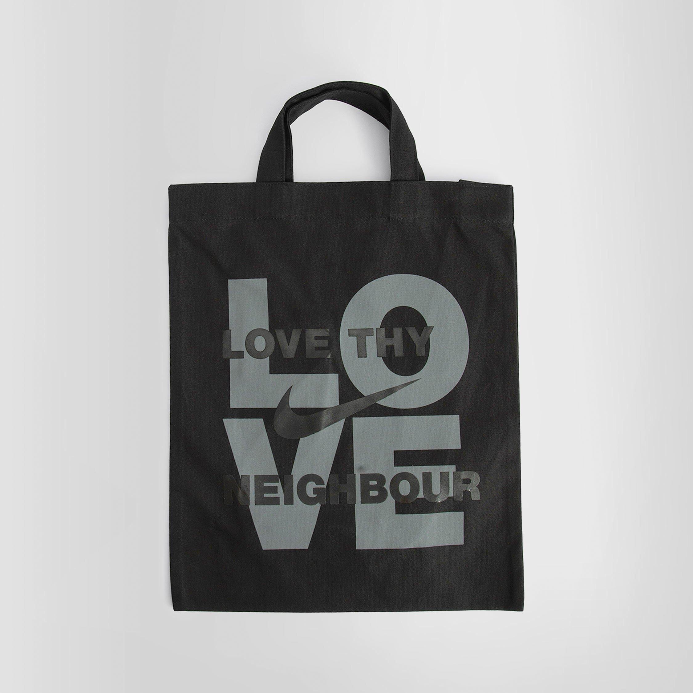 COMME DES GARCONS BLACK MAN BLACK TOTE BAGS - COMME DES GARCONS