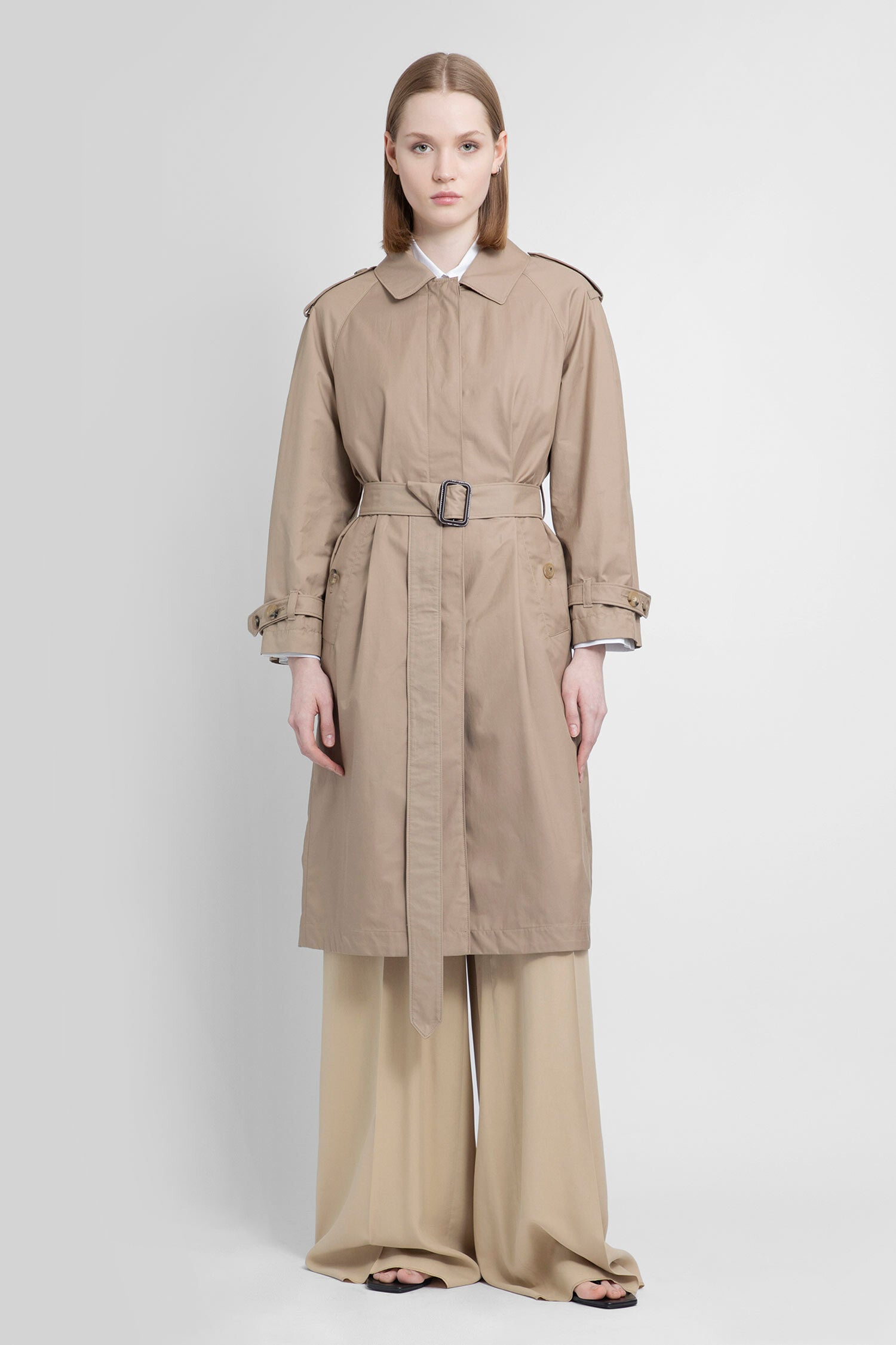 beige camel R-Trench