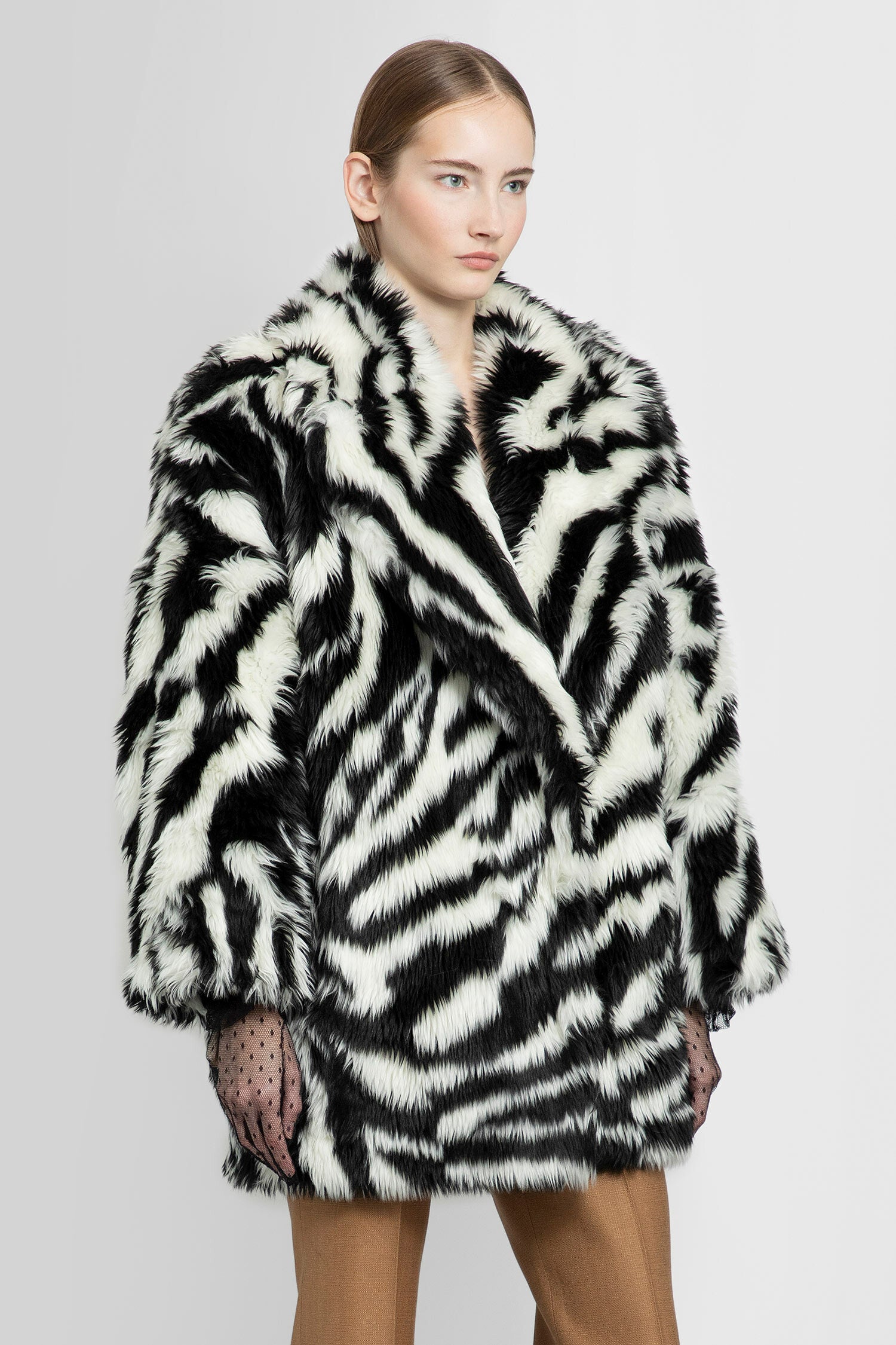 Gucci Woman Black&white Coats | ModeSens