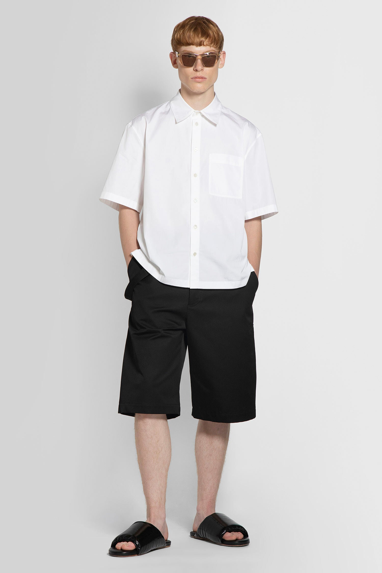 BOTTEGA VENETA MAN WHITE SHIRTS