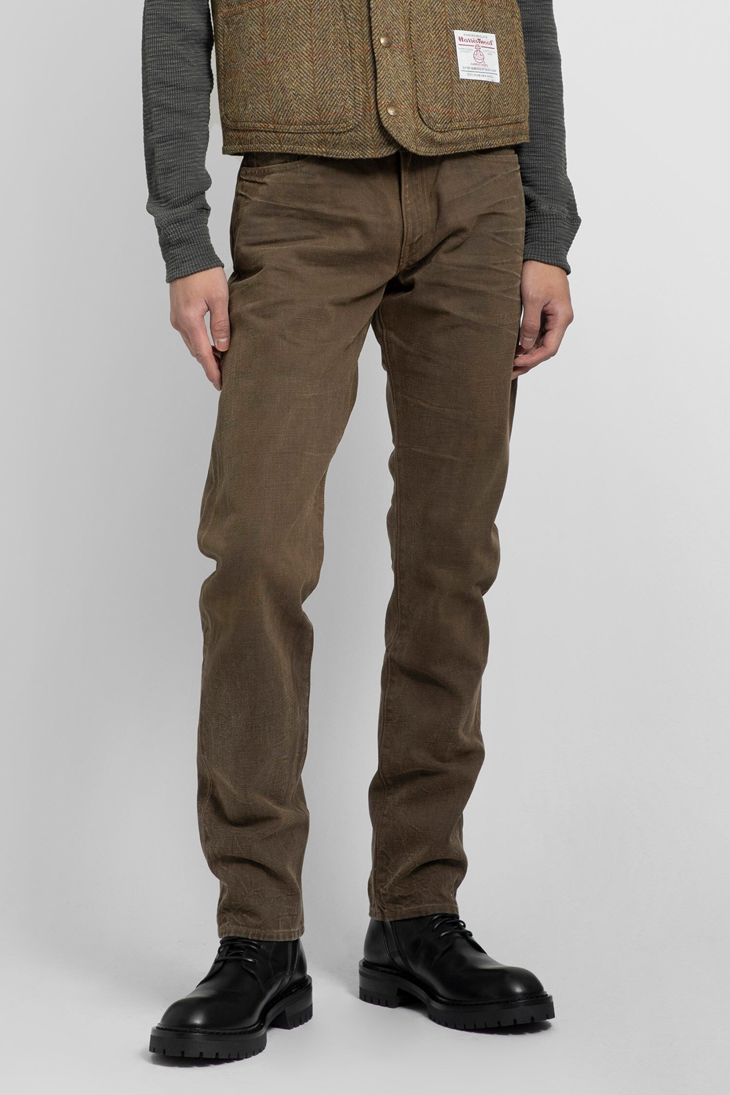 RRL MAN BROWN JEANS