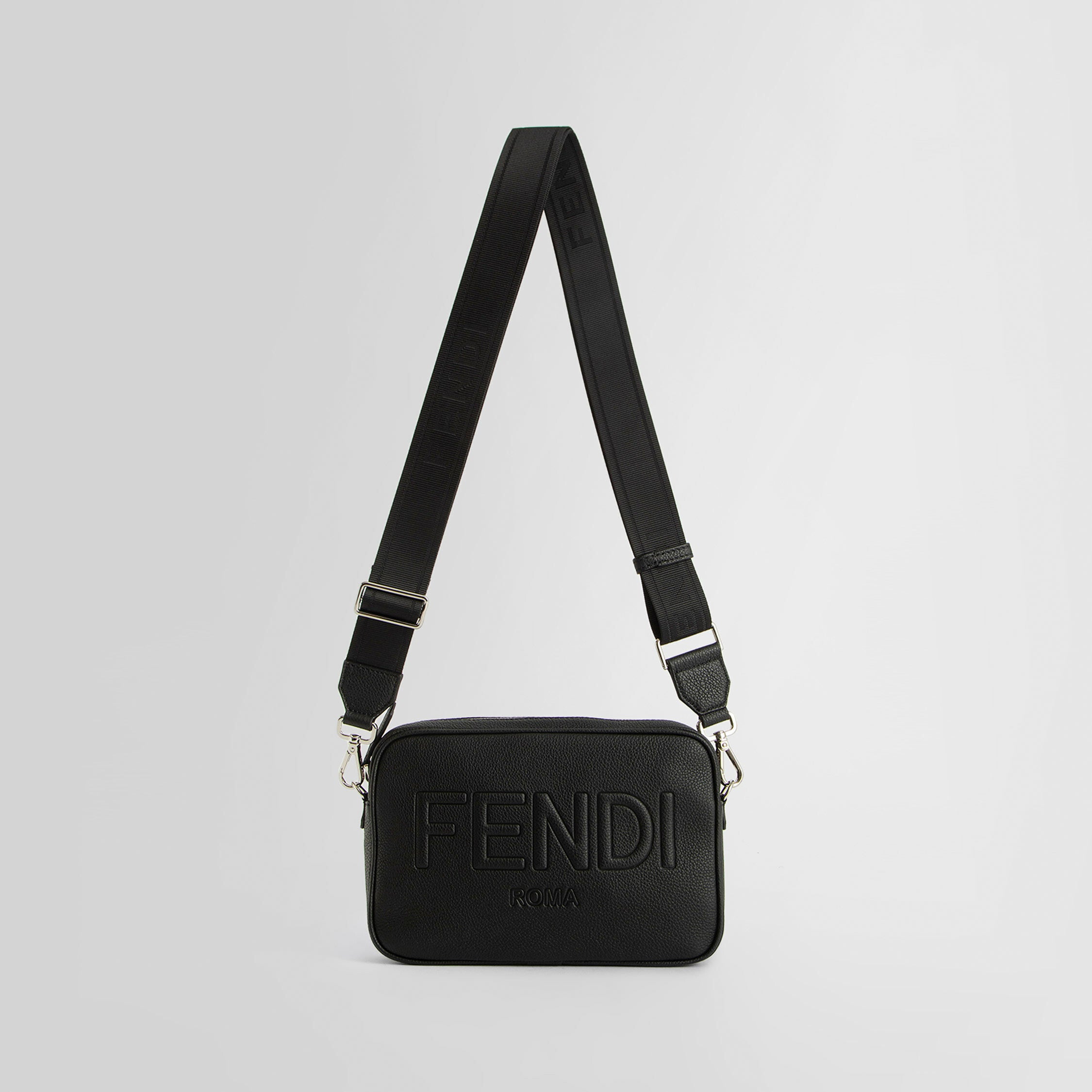 FENDI MAN BLACK SHOULDER BAGS