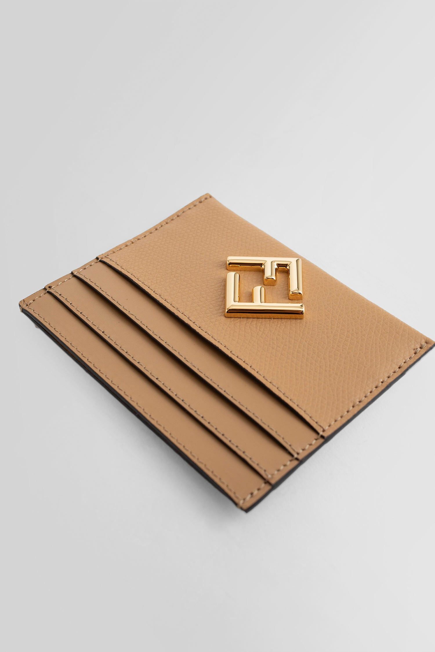 beige ff diamonds card case