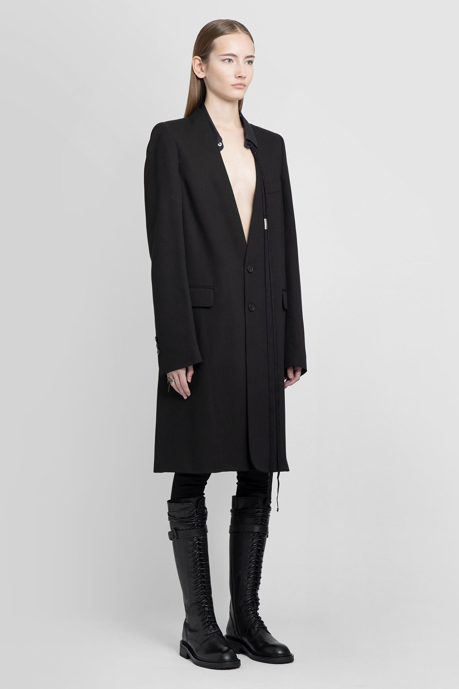 絶妙なデザイン絶妙なデザインann Demeulemeester コート Rick Owens