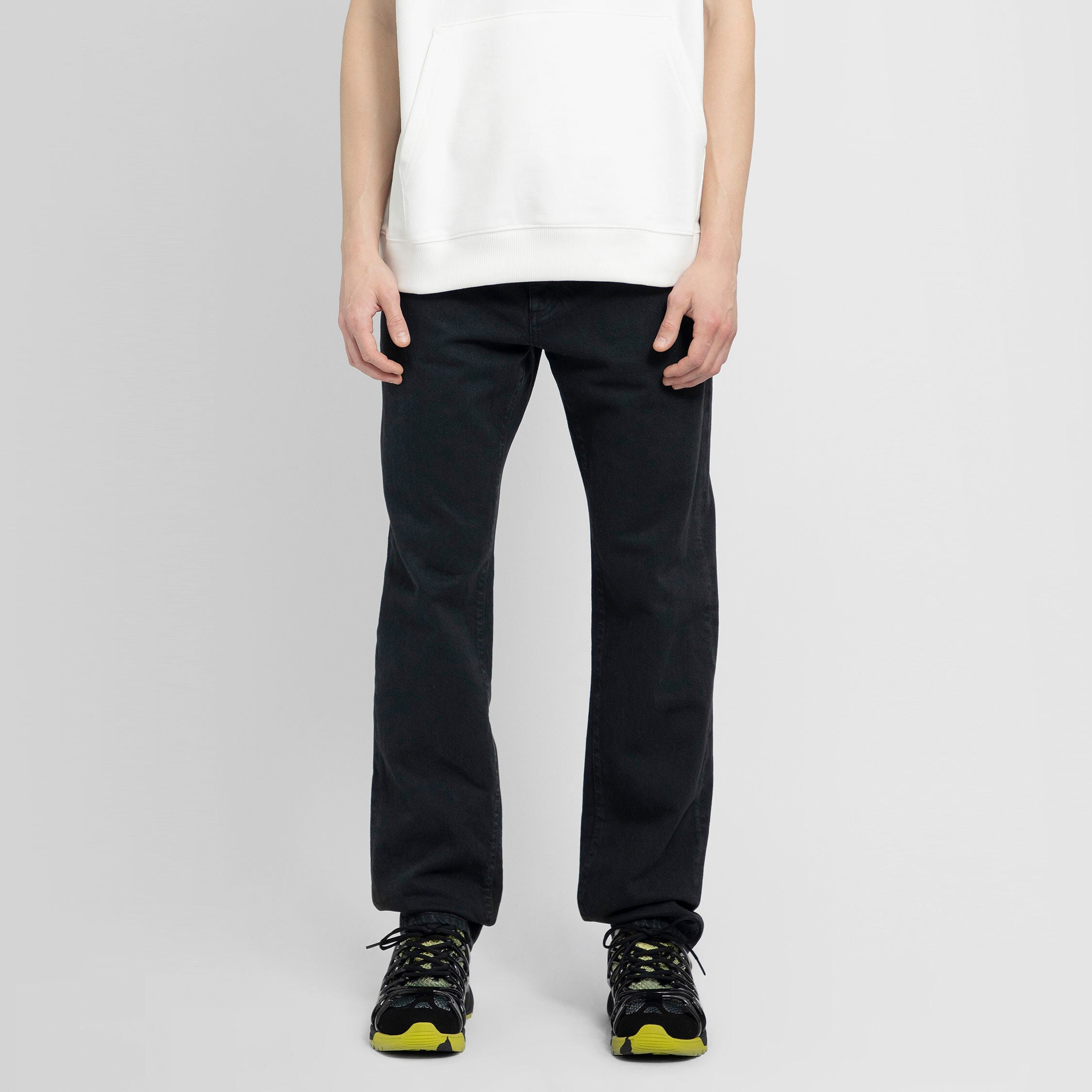 44 LABEL GROUP MAN BLACK JEANS