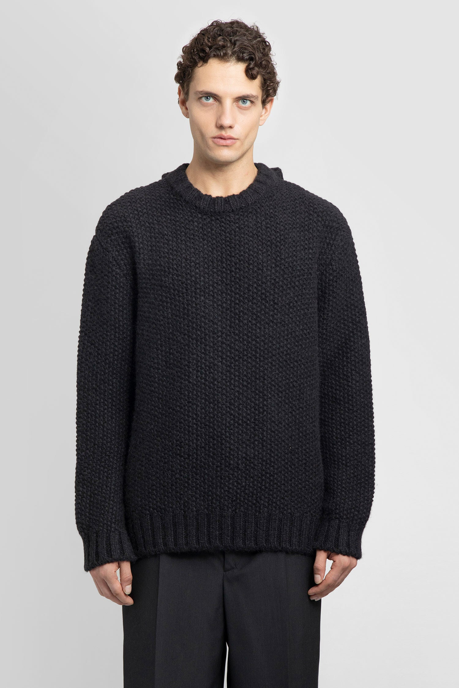 GIVENCHY MAN BLACK KNITWEAR