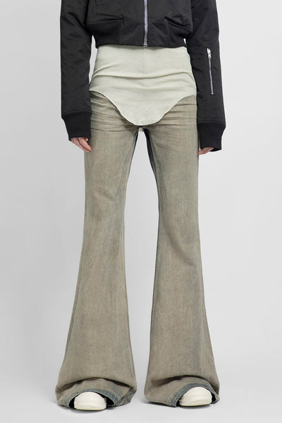 RICK OWENS WOMAN GREY JEANS - RICK OWENS - JEANS