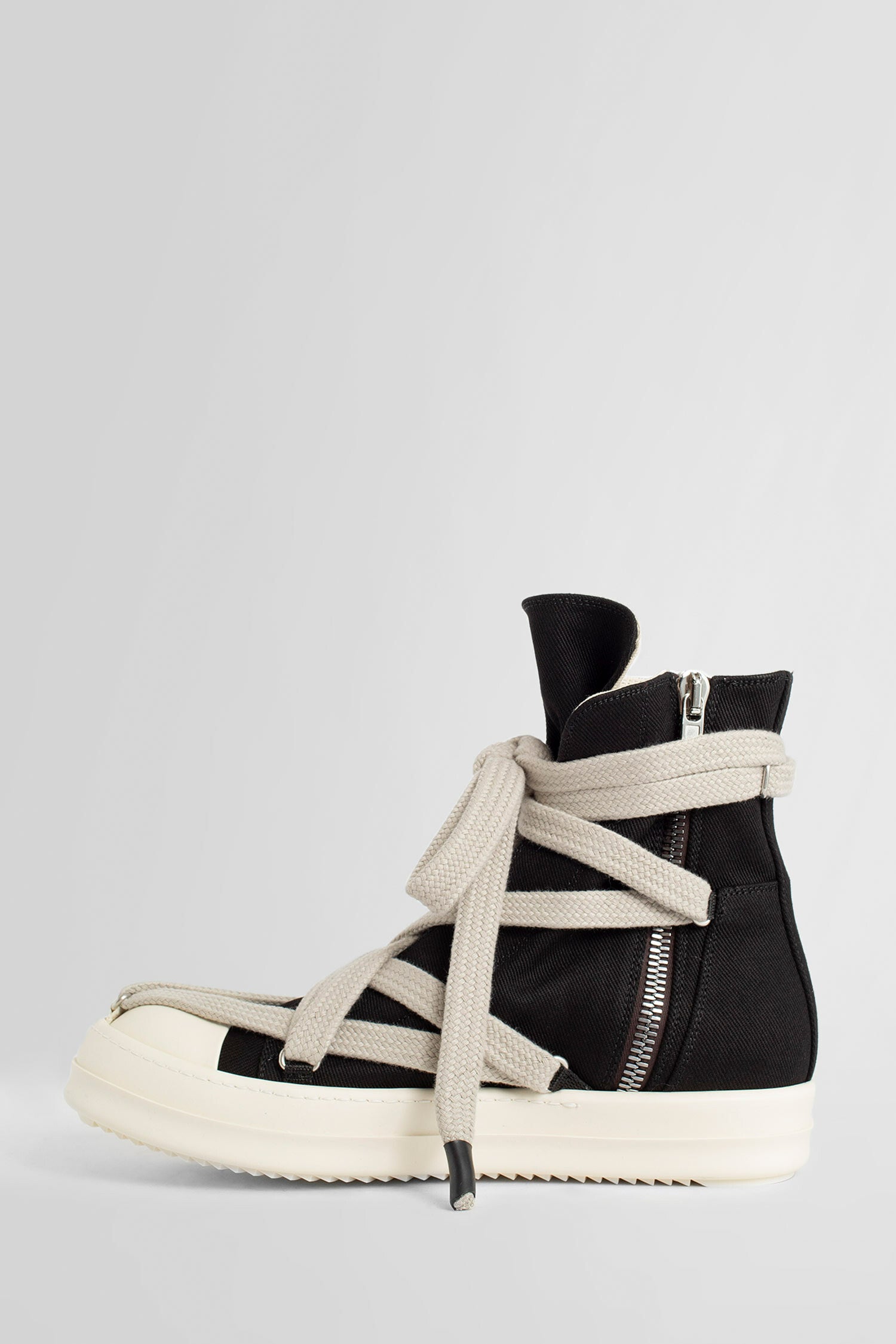 RICK OWENS MAN BLACK&WHITE SNEAKERS