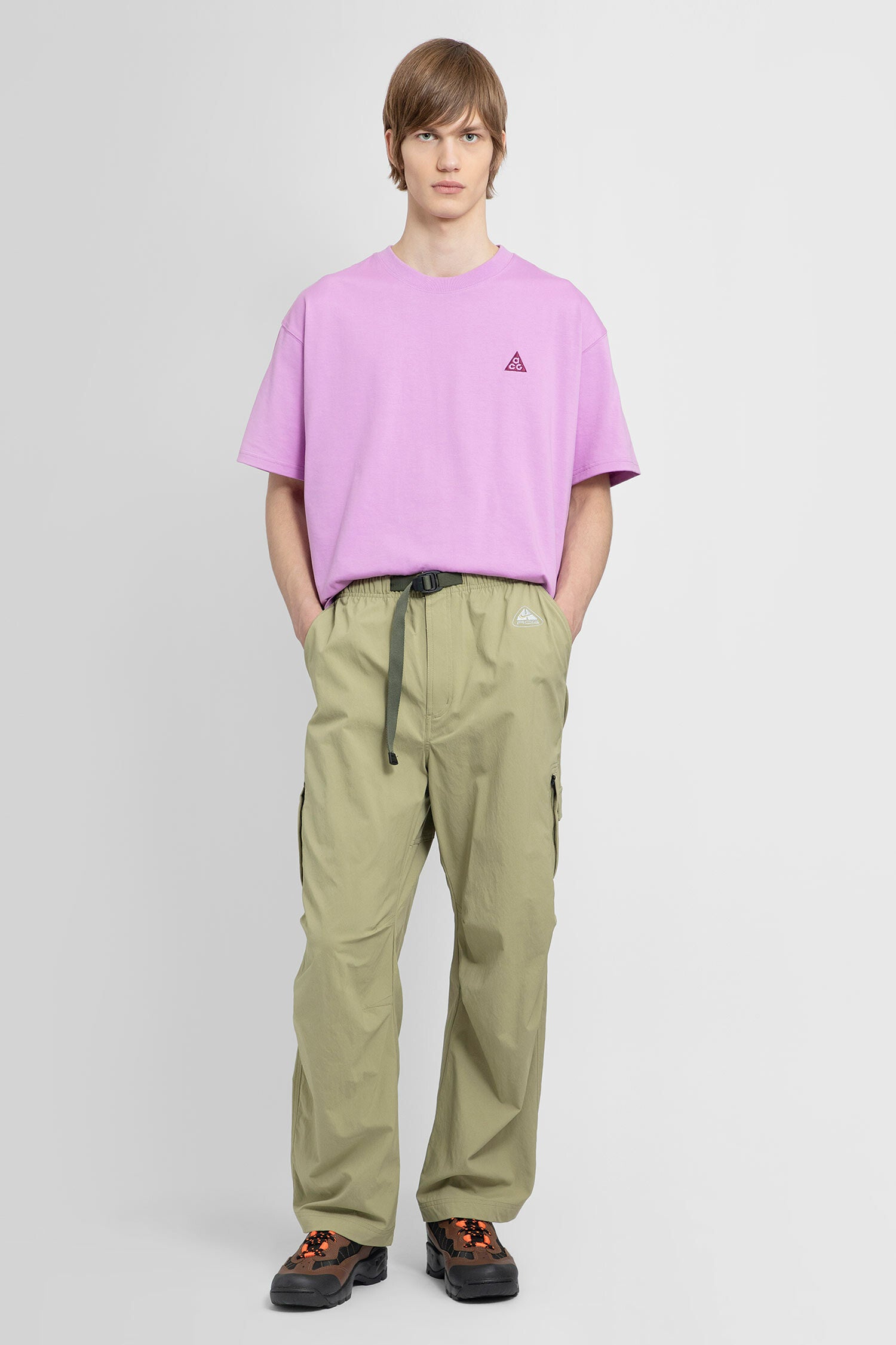 NIKE MAN BEIGE TROUSERS