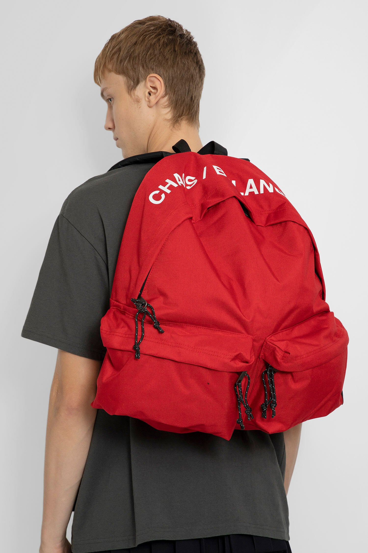 UNDERCOVER MAN RED BACKPACKS