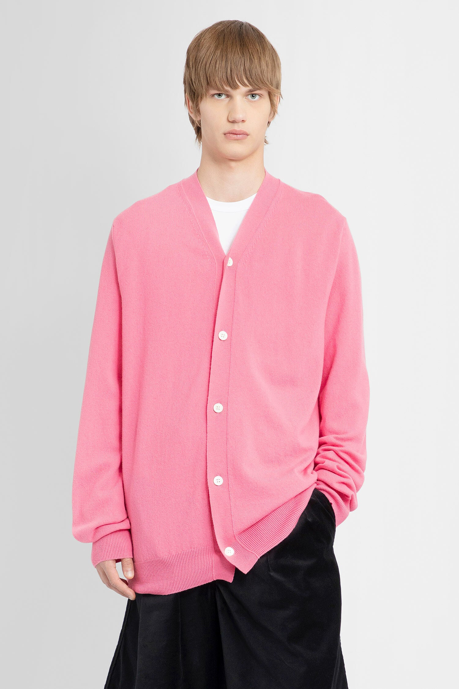 COMME DES GARCONS SHIRT MAN PINK KNITWEAR