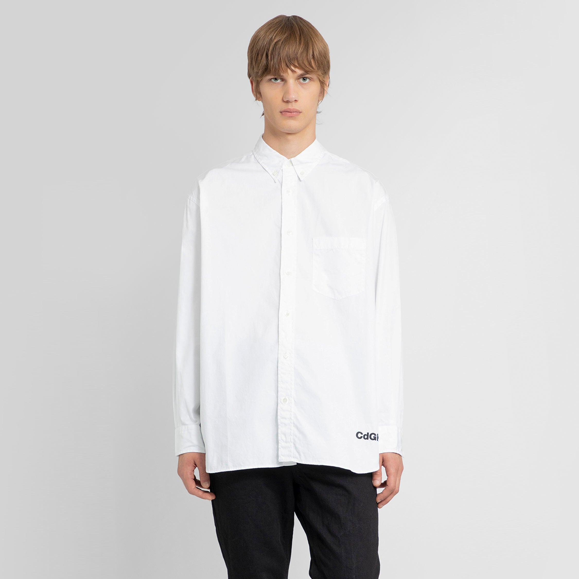 COMME DES GARCONS HOMME MAN WHITE SHIRTS