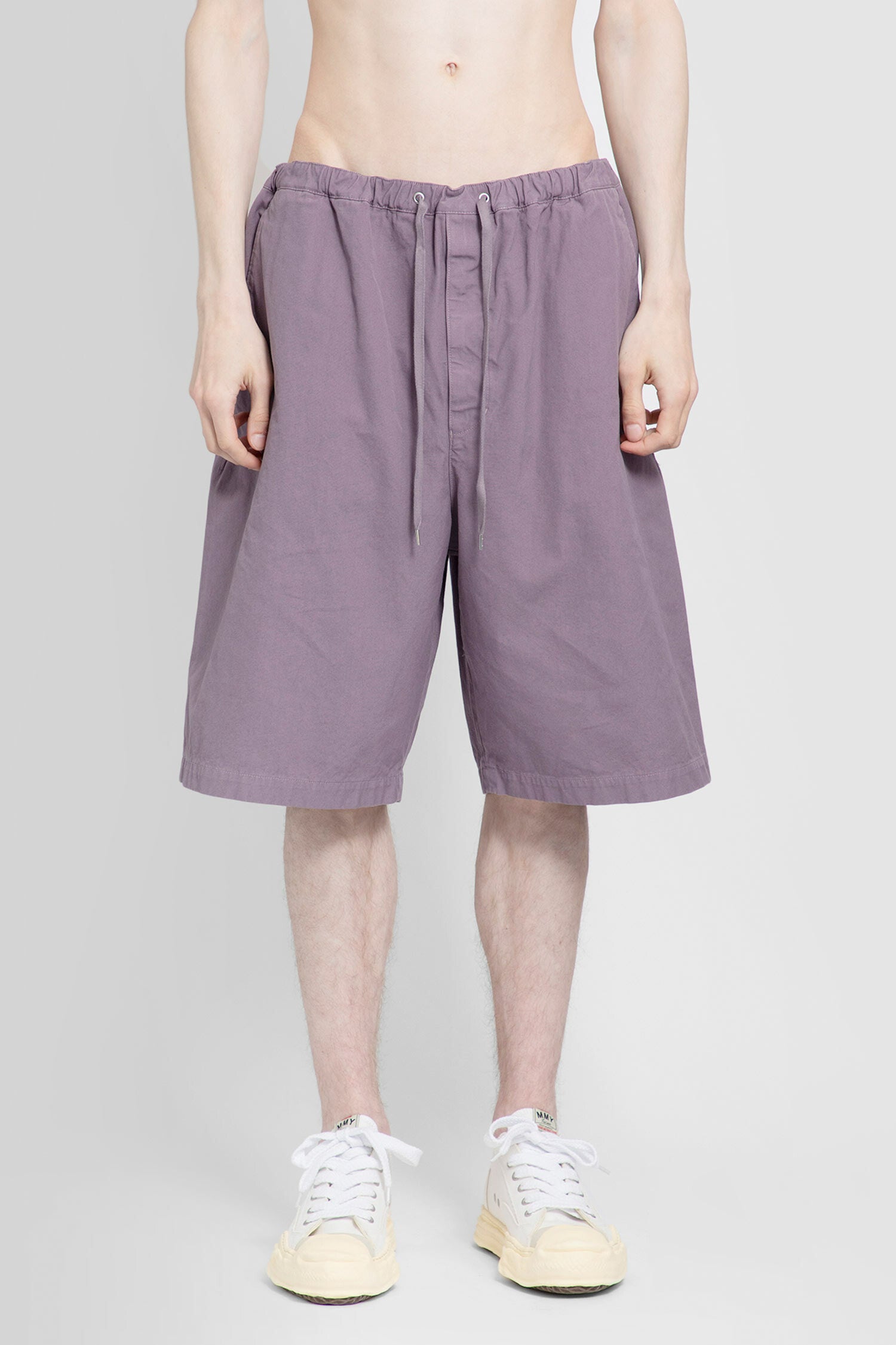 Maison Mihara Yasuhiro purple Canvas Shorts