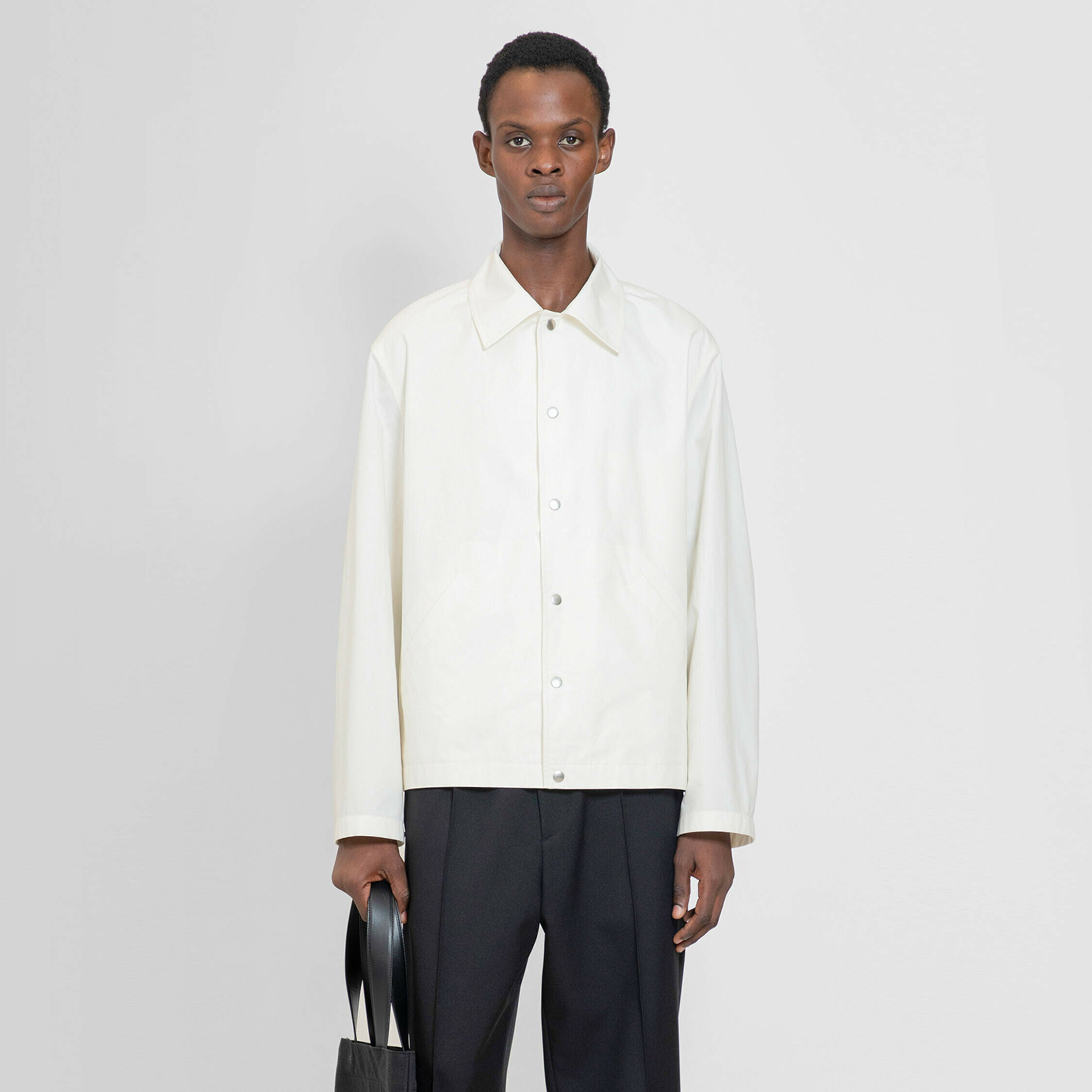 JIL SANDER MAN WHITE JACKETS