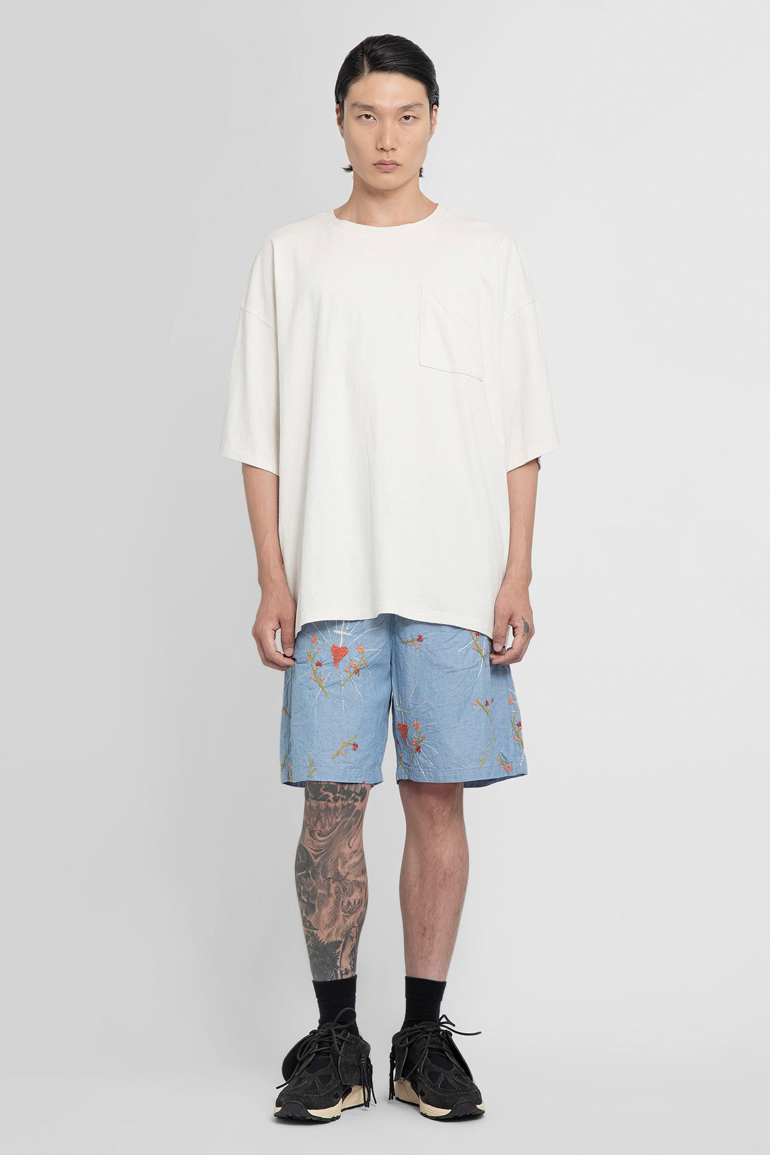 KAPITAL MAN BLUE SHORTS