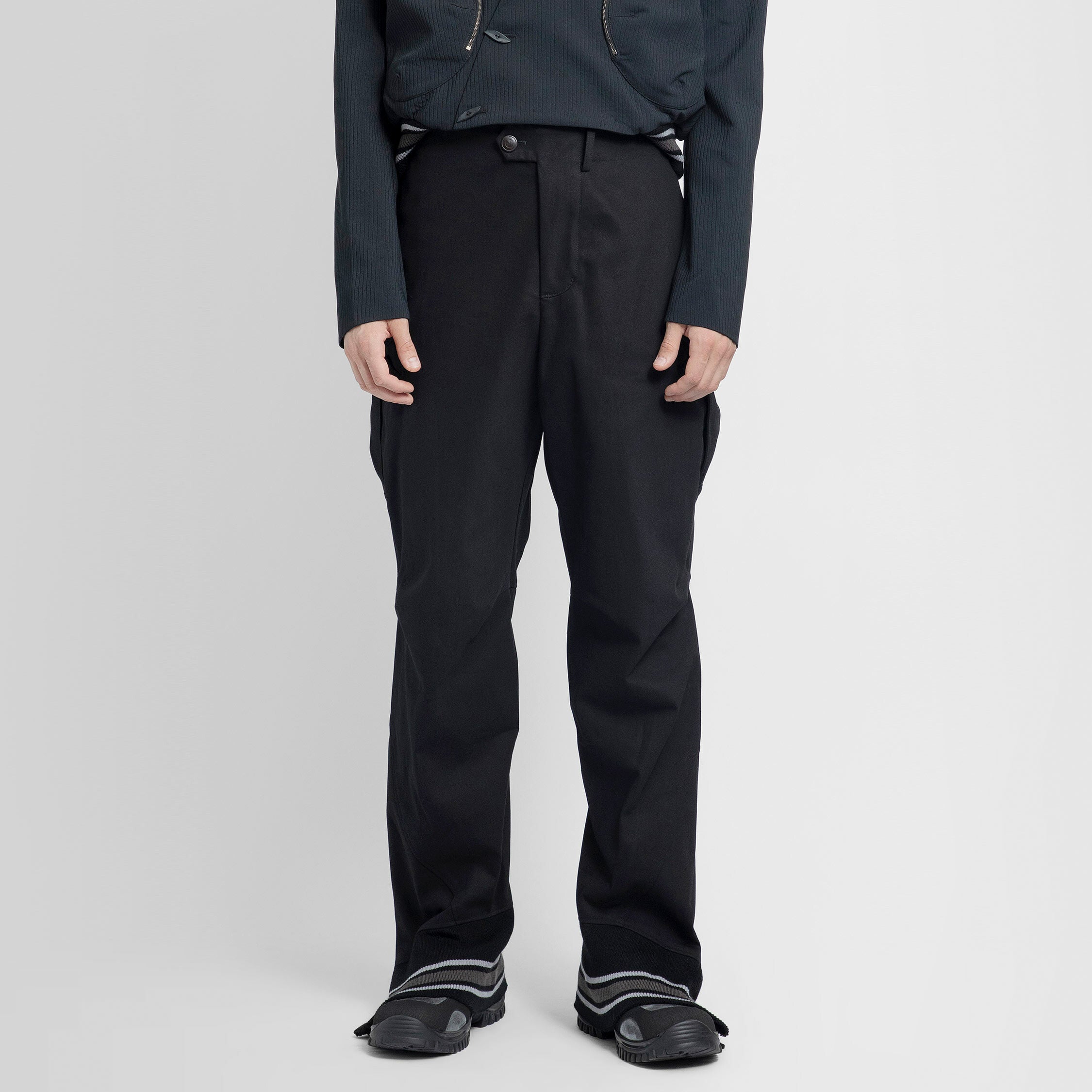 KIKO KOSTADINOV MAN BLACK TROUSERS - KIKO KOSTADINOV - TROUSERS