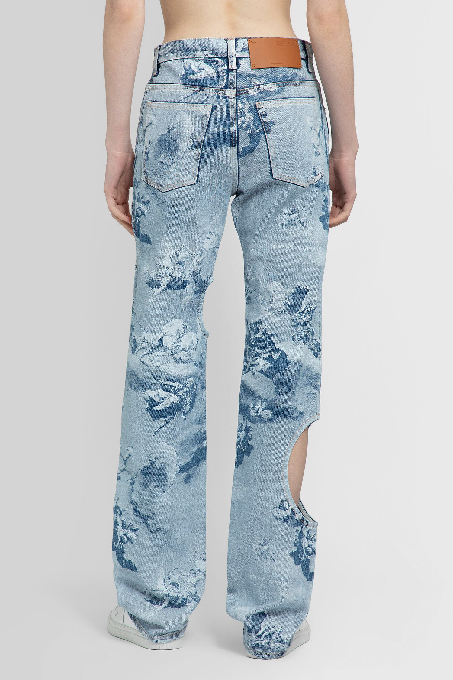 Off-White c/o Virgil Abloh Sky Meteor Cool Baggy Jeans in Blue
