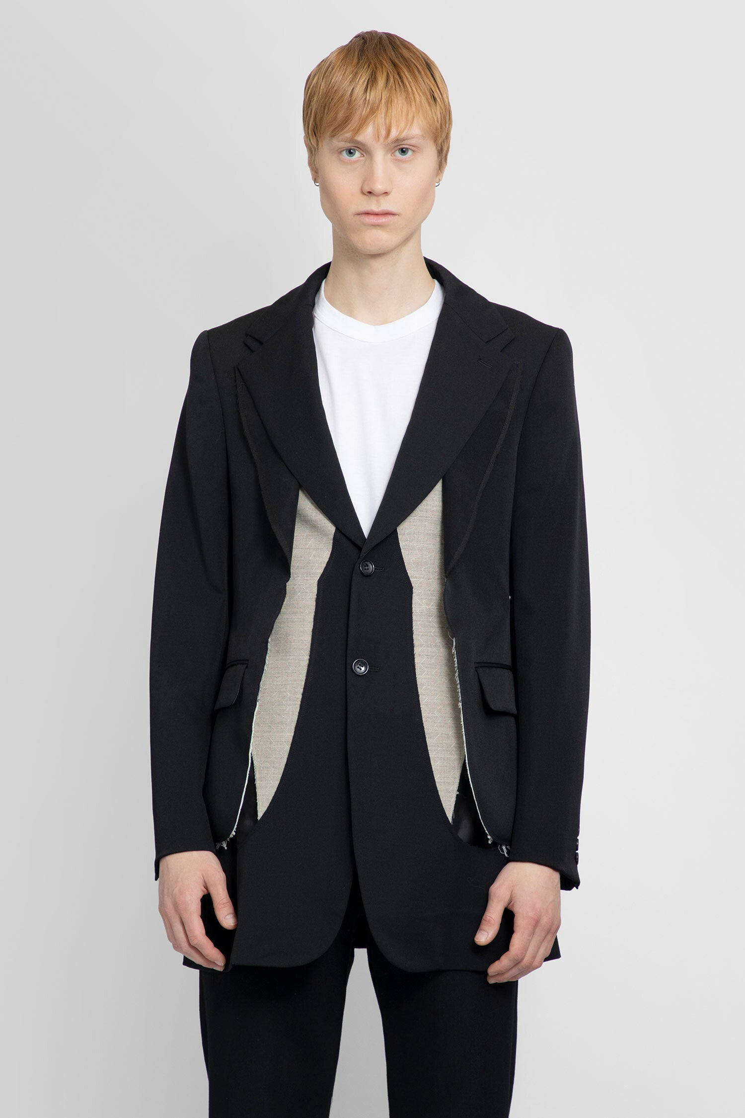 Comme des Garçons Black Black Layered Blazer