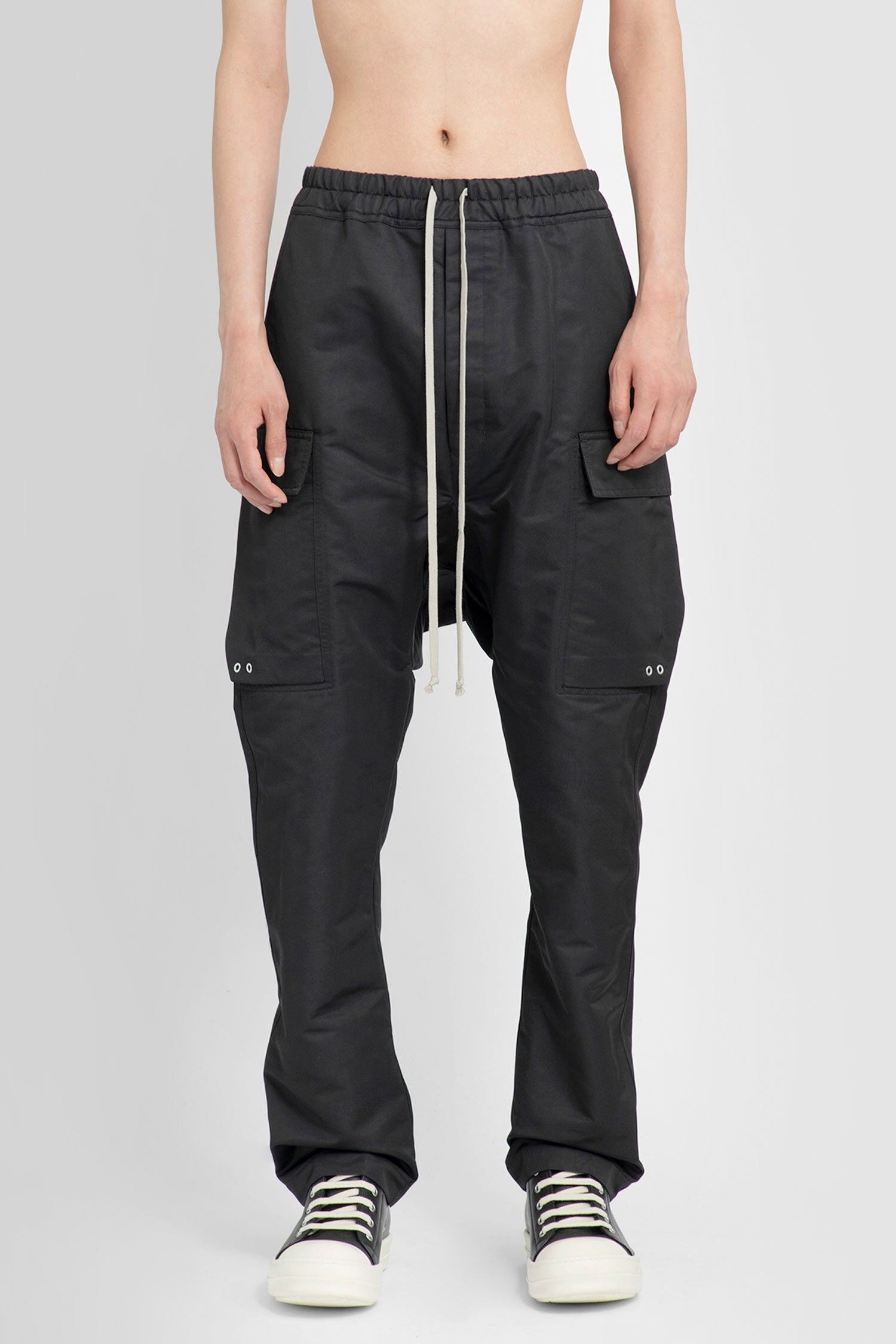 RICK OWENS MAN BLACK TROUSERS