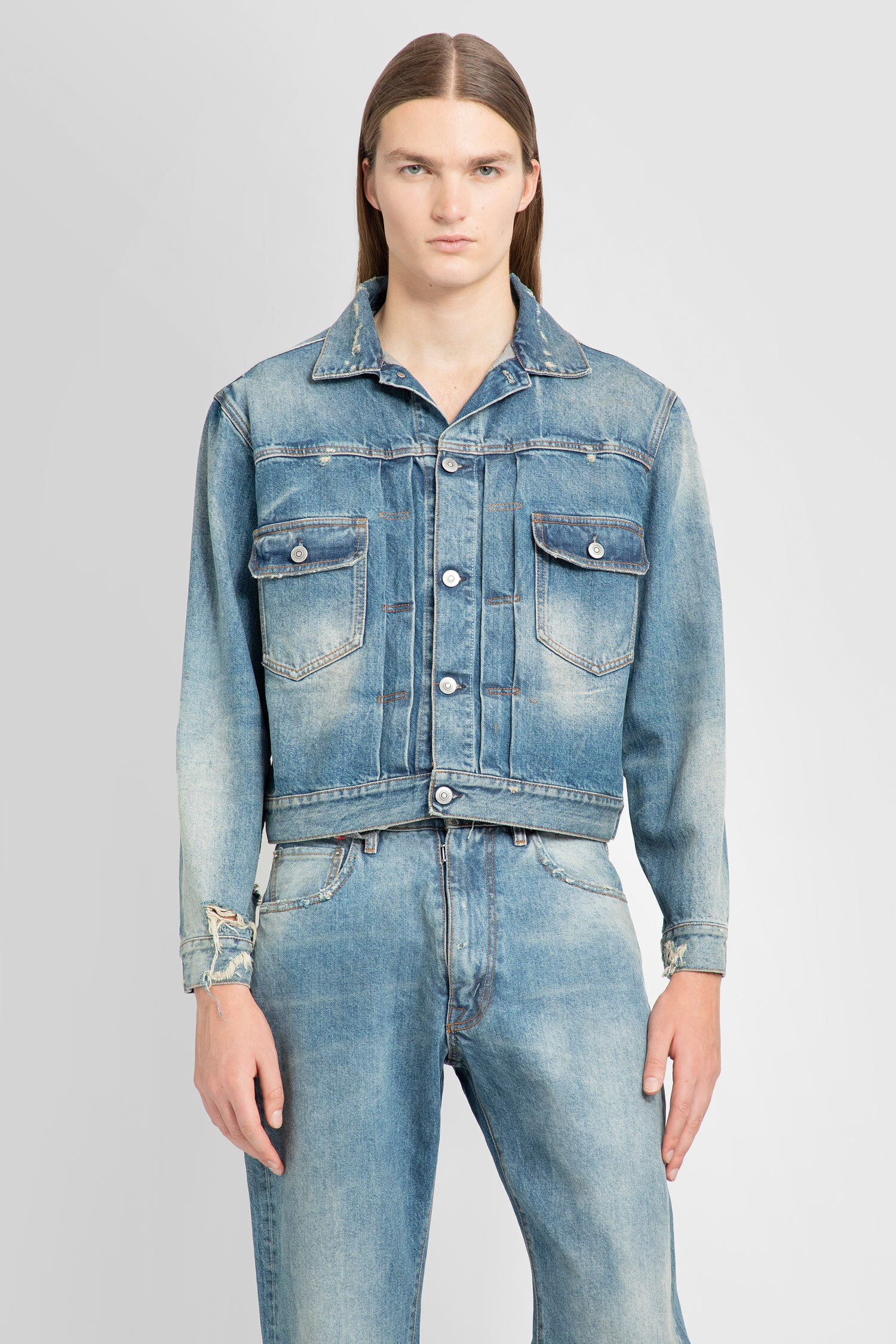 MAISON MARGIELA MAN BLUE JACKETS