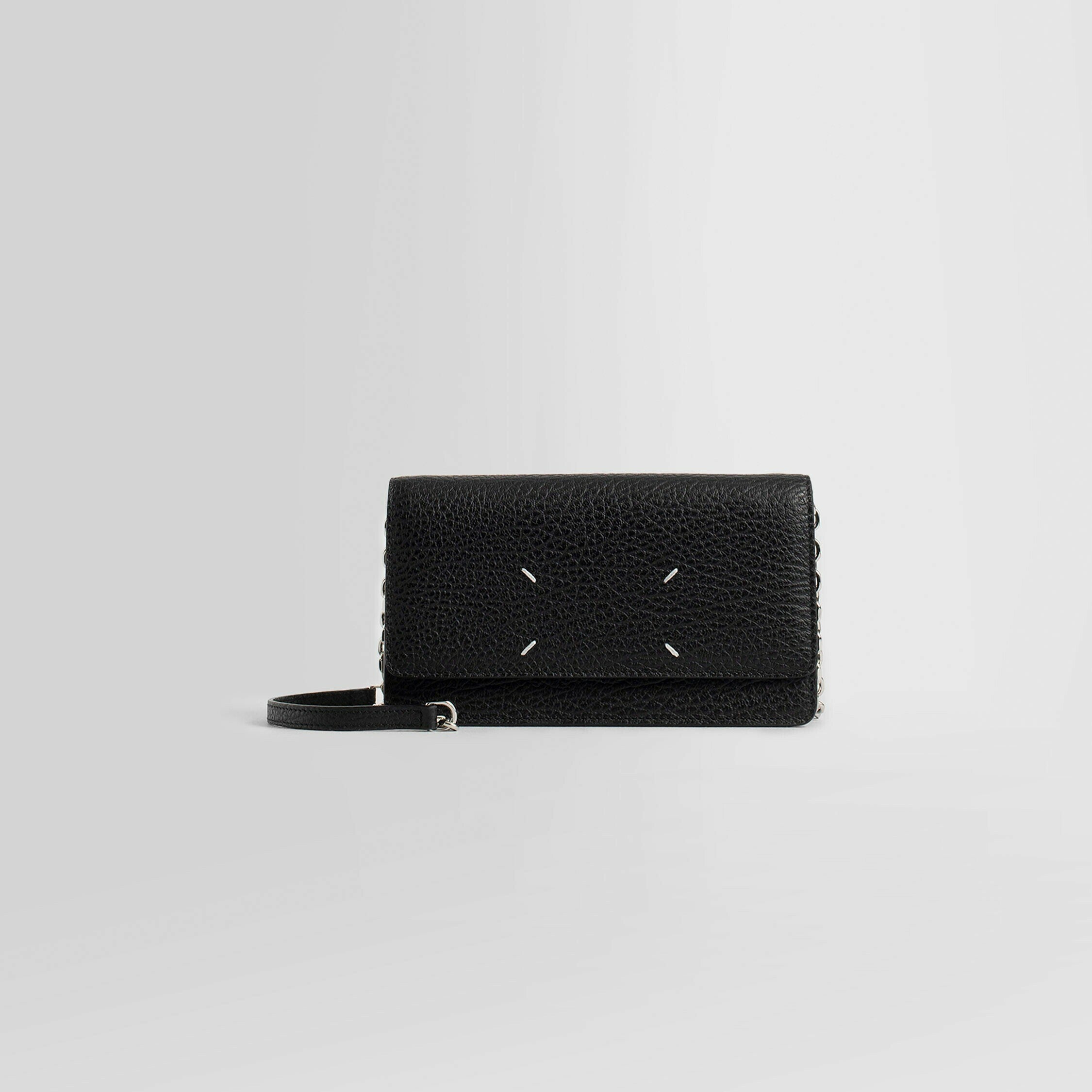 MAISON MARGIELA WOMAN BLACK WALLETS & CARDHOLDERS