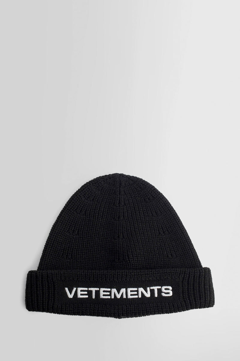 VETEMENTS MAN BLACK HATS - VETEMENTS - HATS | Antonioli